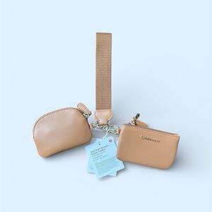 Lululemon Dual Pouch Wristlet *Leather Alternative